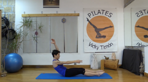Pilates gap media rueda con brazo